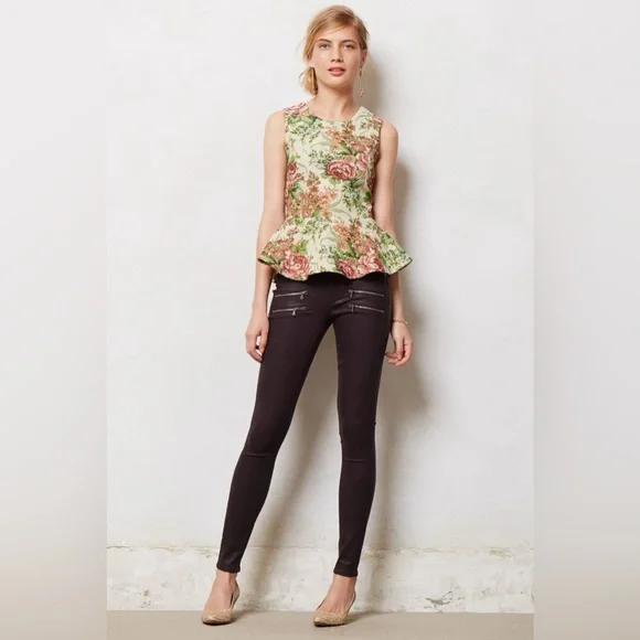 PAIGE Edgemont skinny jeans in dark black - Picture 4 of 4